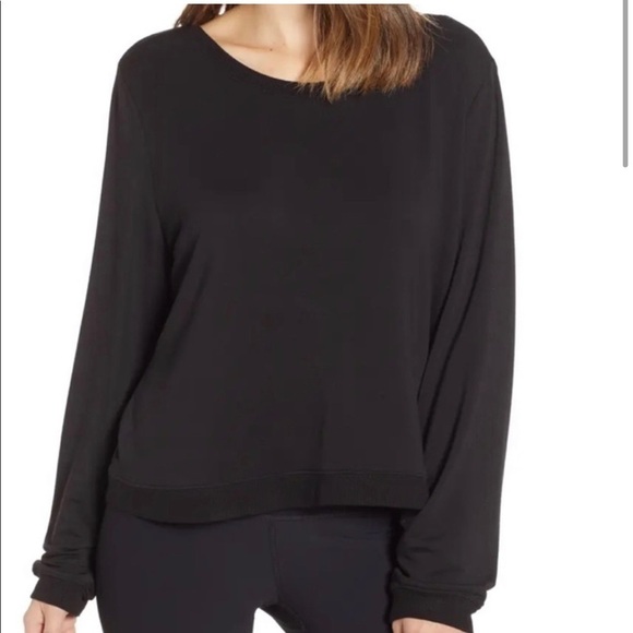 Good American Plunge Back Sweatshirt Size 6 NWT - Picture 12 of 13